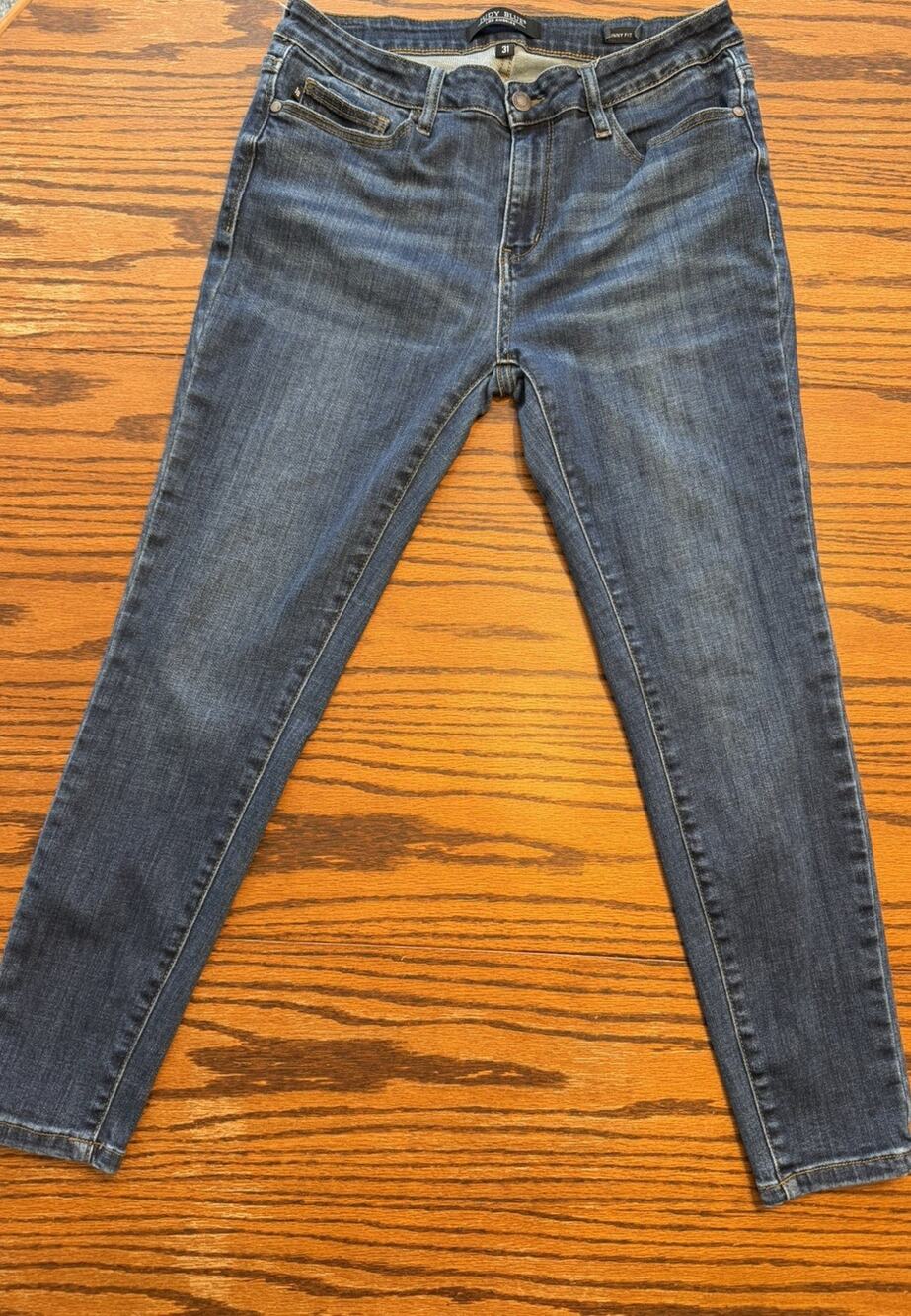 Judy Blue Skinny Fit Jeans Size 13/31 Blue Denim Medium Wash